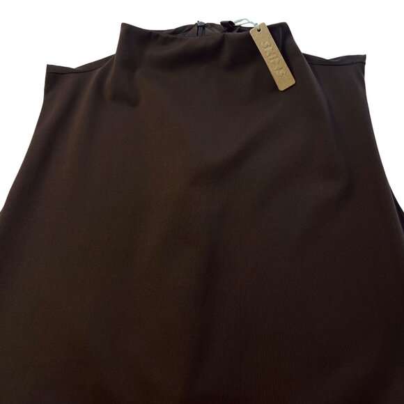 SKIMS All-In-One Mock Neck Sleeveless Jumpsuit Cocoa 4X - Picture 5 of 11